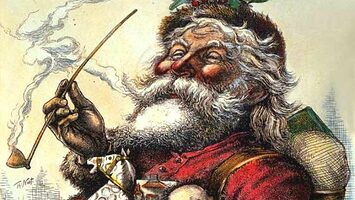  Portrait of Santa Claus by Thomas Nast, Published in Harper's Weekly, 1881