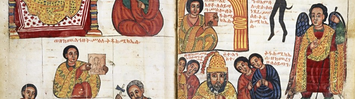 An illuminated manuscript