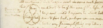 A snippet from Jefferson's letter, in his own hand.